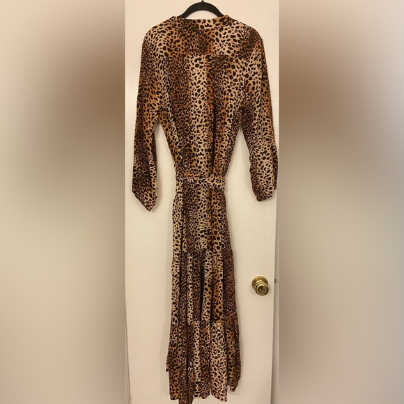 Melissa Odabash Sonja Cheetah Print Maxi Dress Size Small - Picture 5 of 11